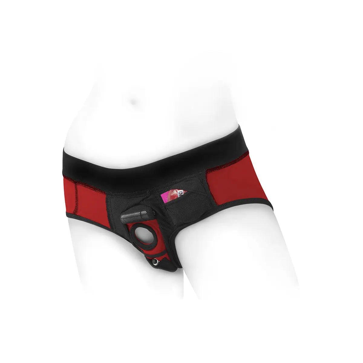 SpareParts Tomboi Harness Red/Black Nylon - Medium SpareParts HardWear