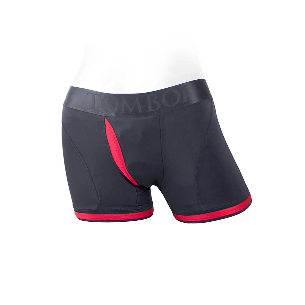 SpareParts Tomboii Nylon Boxer Briefs Harness Black/Red Size 4XL SpareParts HardWear