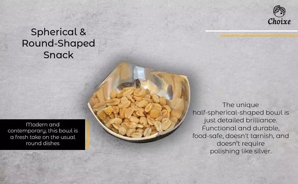 Spherical & Round-Shaped Snack/Nut Bowl Choixe