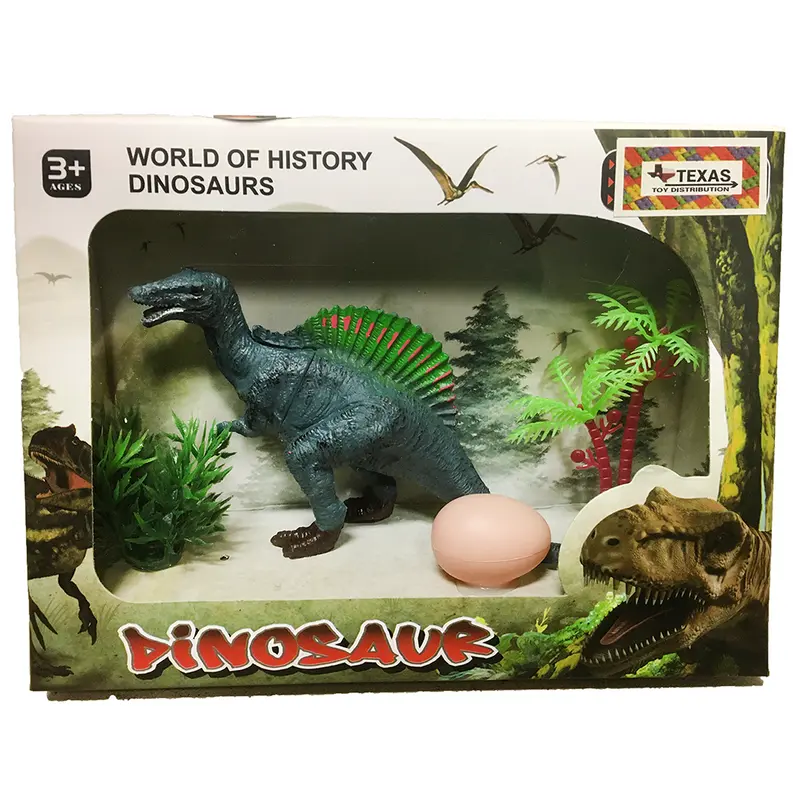 Spinosaurus Plastic Model in Window Box Texas Toy Distribution