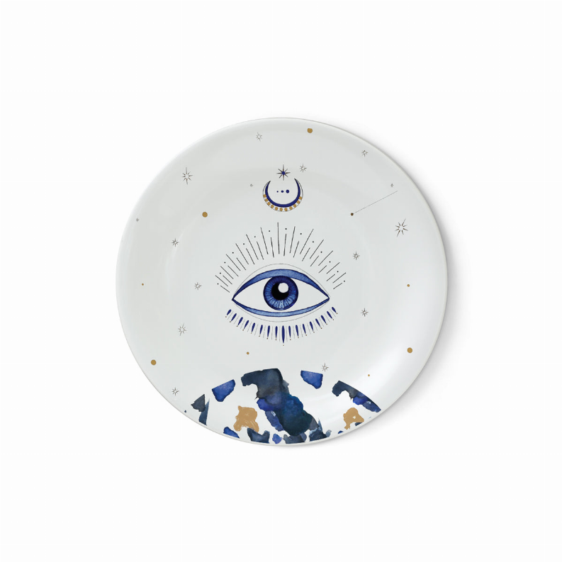 Spirit Eye Porcelain Plate / Set of 4 Monique Store