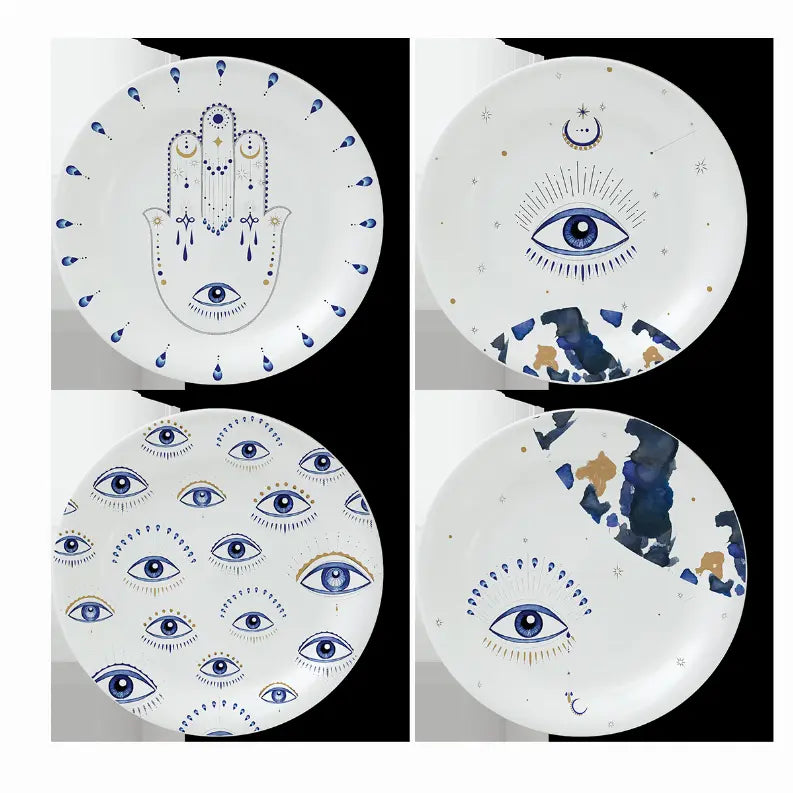 Spirit Eye Porcelain Plate / Set of 4 Monique Store