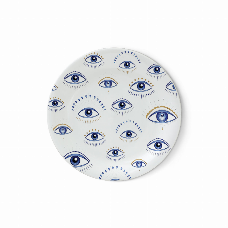 Spirit Eye Porcelain Plate / Set of 4 Monique Store