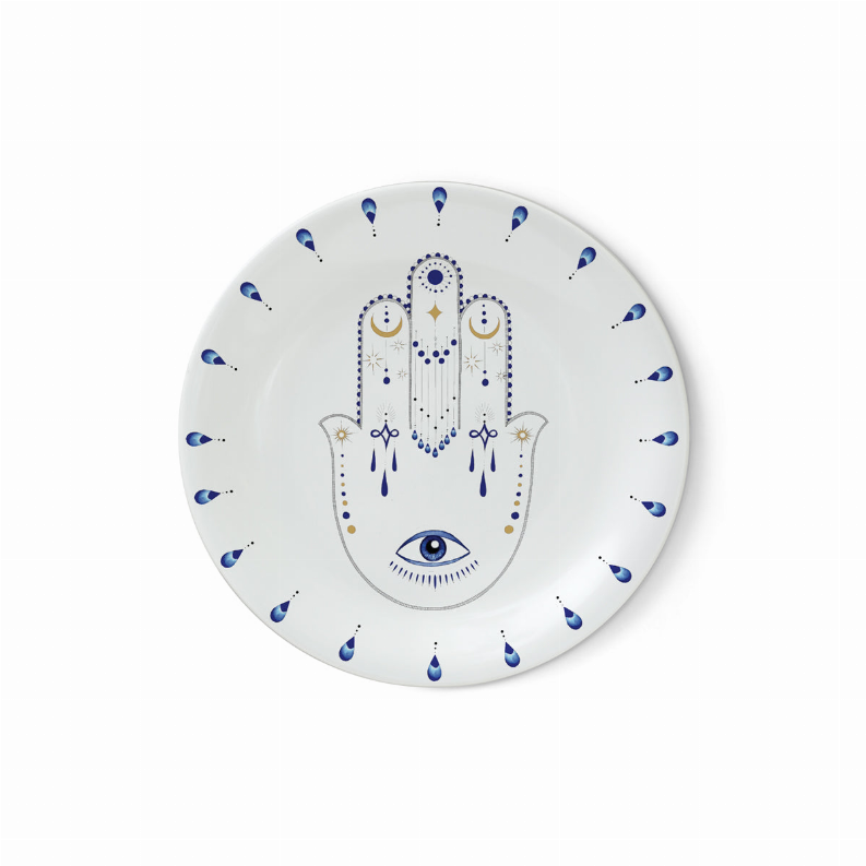 Spirit Eye Porcelain Plate / Set of 4 Monique Store