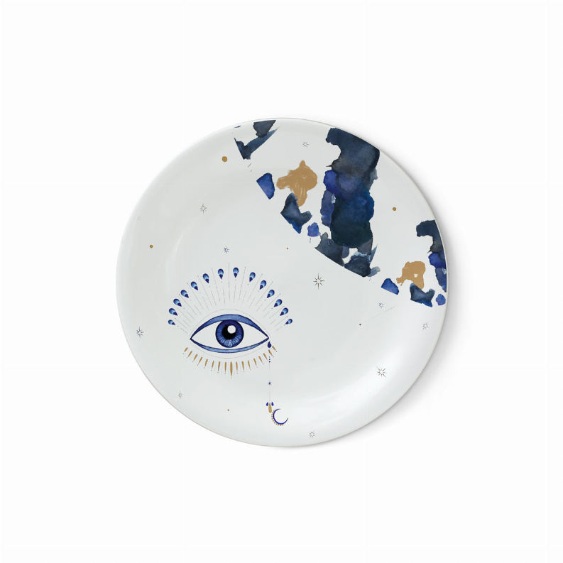 Spirit Eye Porcelain Plate / Set of 4 Monique Store