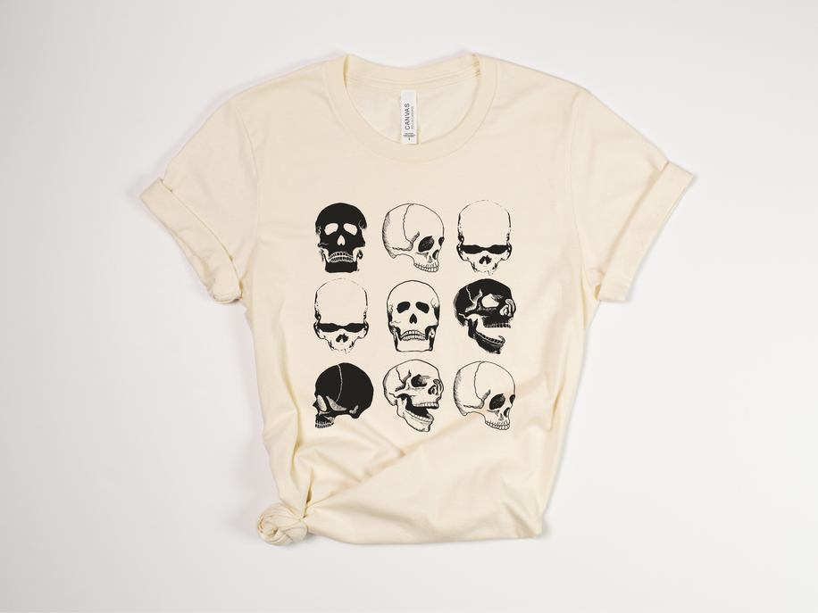 Spooky Skulls Unisex Halloween Shirt Stiles Tee