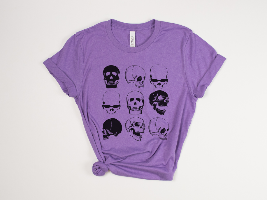 Spooky Skulls Unisex Halloween Shirt Stiles Tee