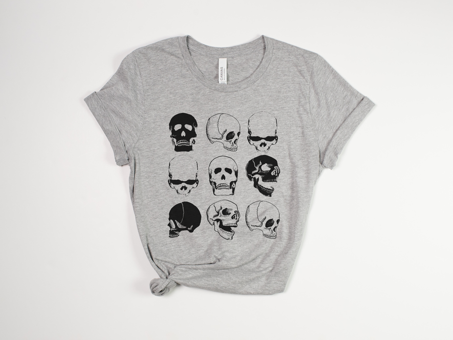 Spooky Skulls Unisex Halloween Shirt Stiles Tee