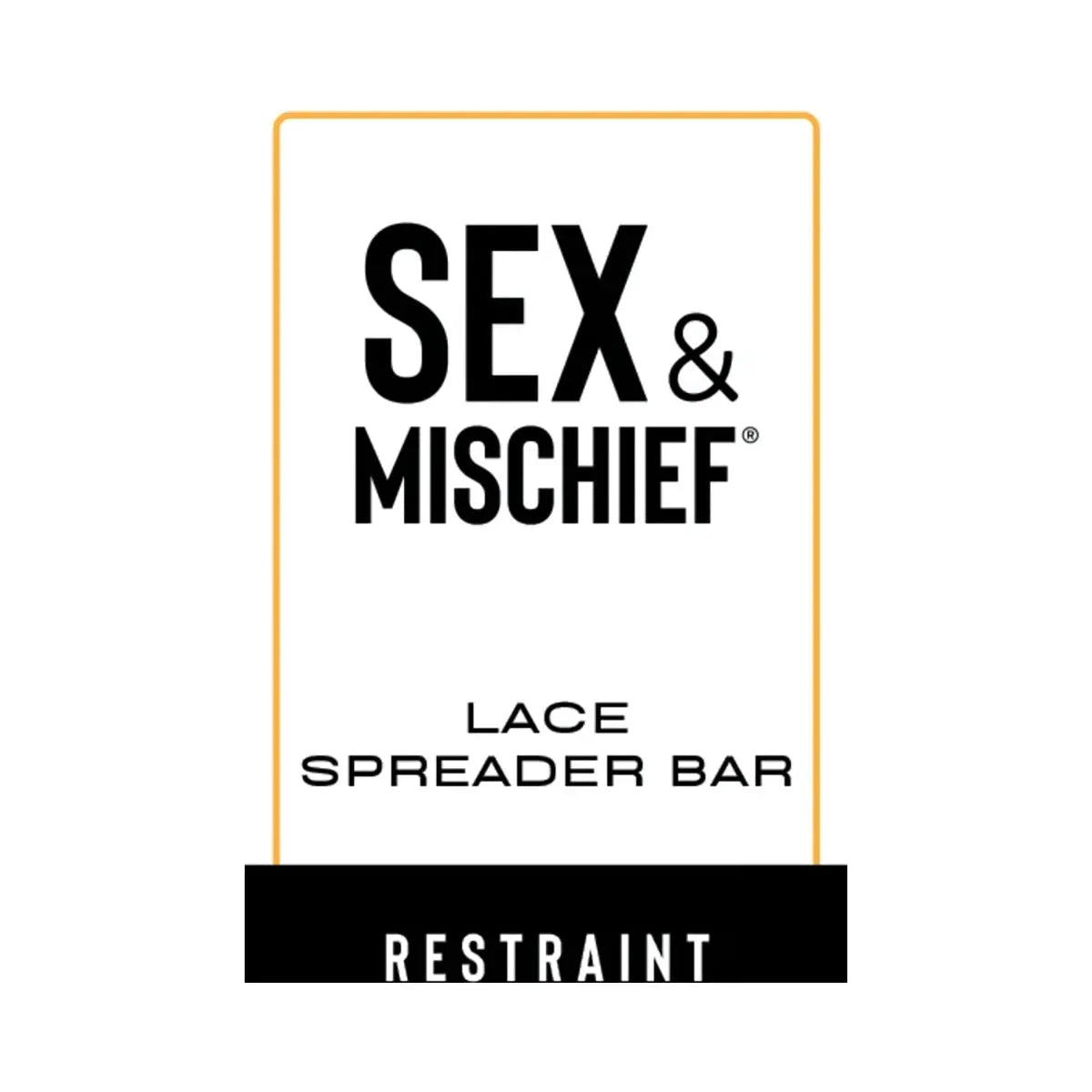 Sportsheets S&M Lace Spreader Bar Sportsheets
