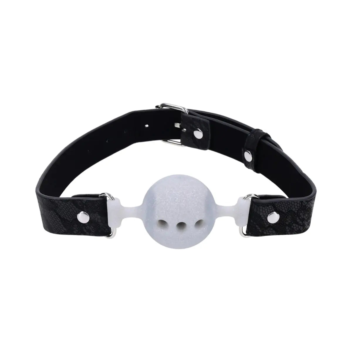 Sportsheets Sex Mischief Lace Silicone Breathable Ball Gag Sportsheets