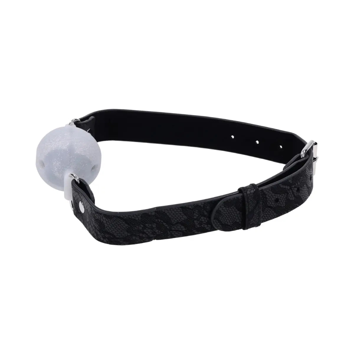 Sportsheets Sex Mischief Lace Silicone Breathable Ball Gag Sportsheets