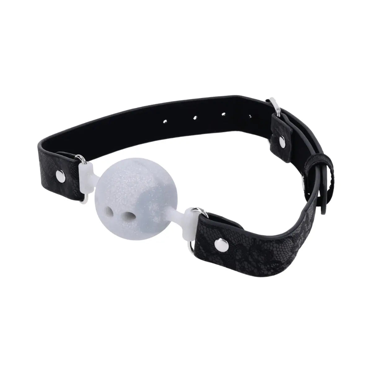 Sportsheets Sex Mischief Lace Silicone Breathable Ball Gag Sportsheets
