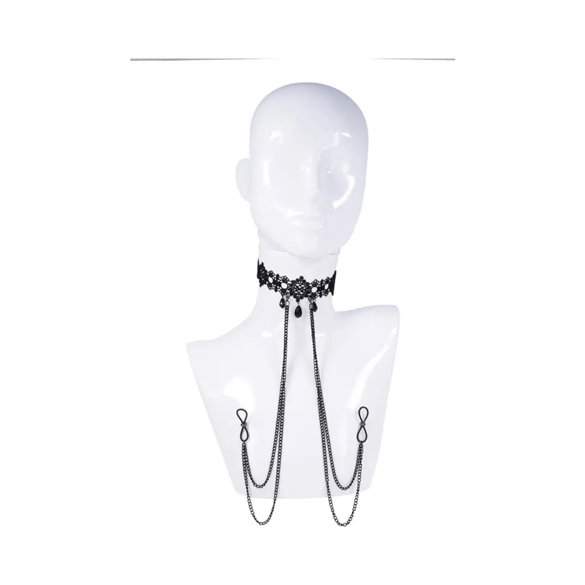 Sportsheets Sex & Mischief Lace Collar with Nipple Ties Sportsheets