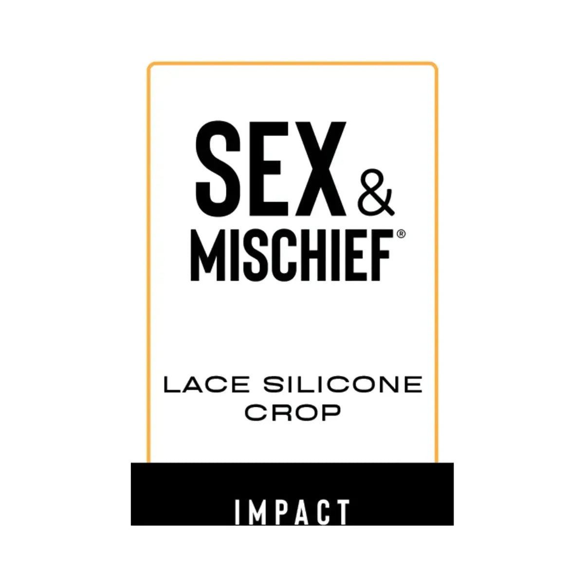 Sportsheets Sex & Mischief Lace Silicone Crop Sportsheets