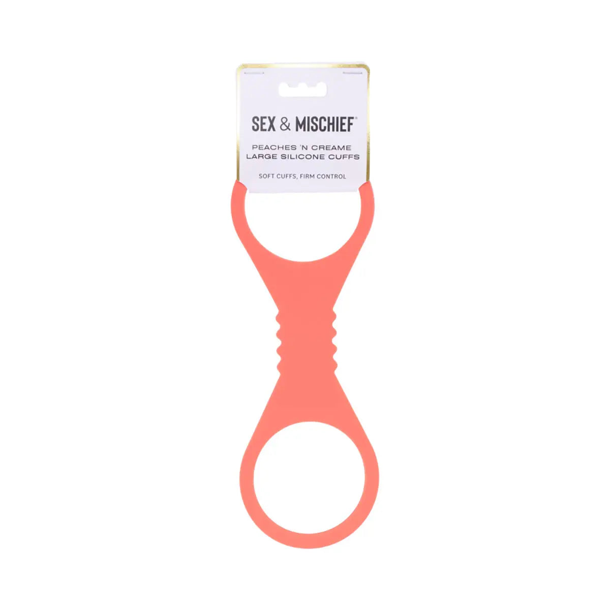 Sportsheets Sex & Mischief Peaches 'n CreaMe Large Silicone Cuffs Sportsheets