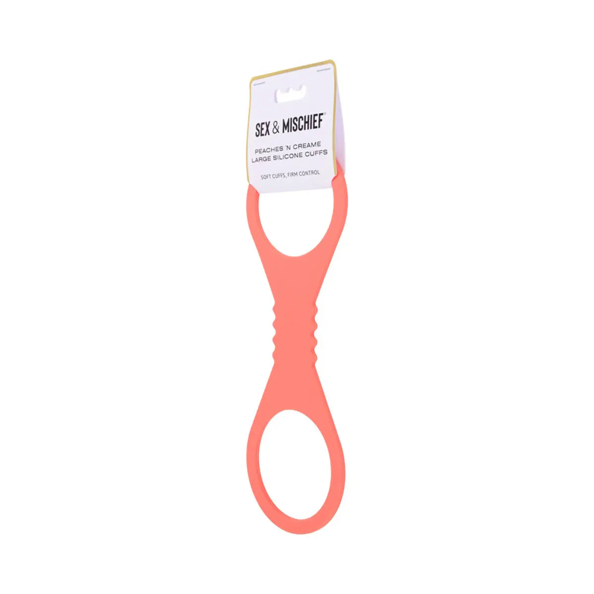 Sportsheets Sex & Mischief Peaches 'n CreaMe Large Silicone Cuffs Sportsheets