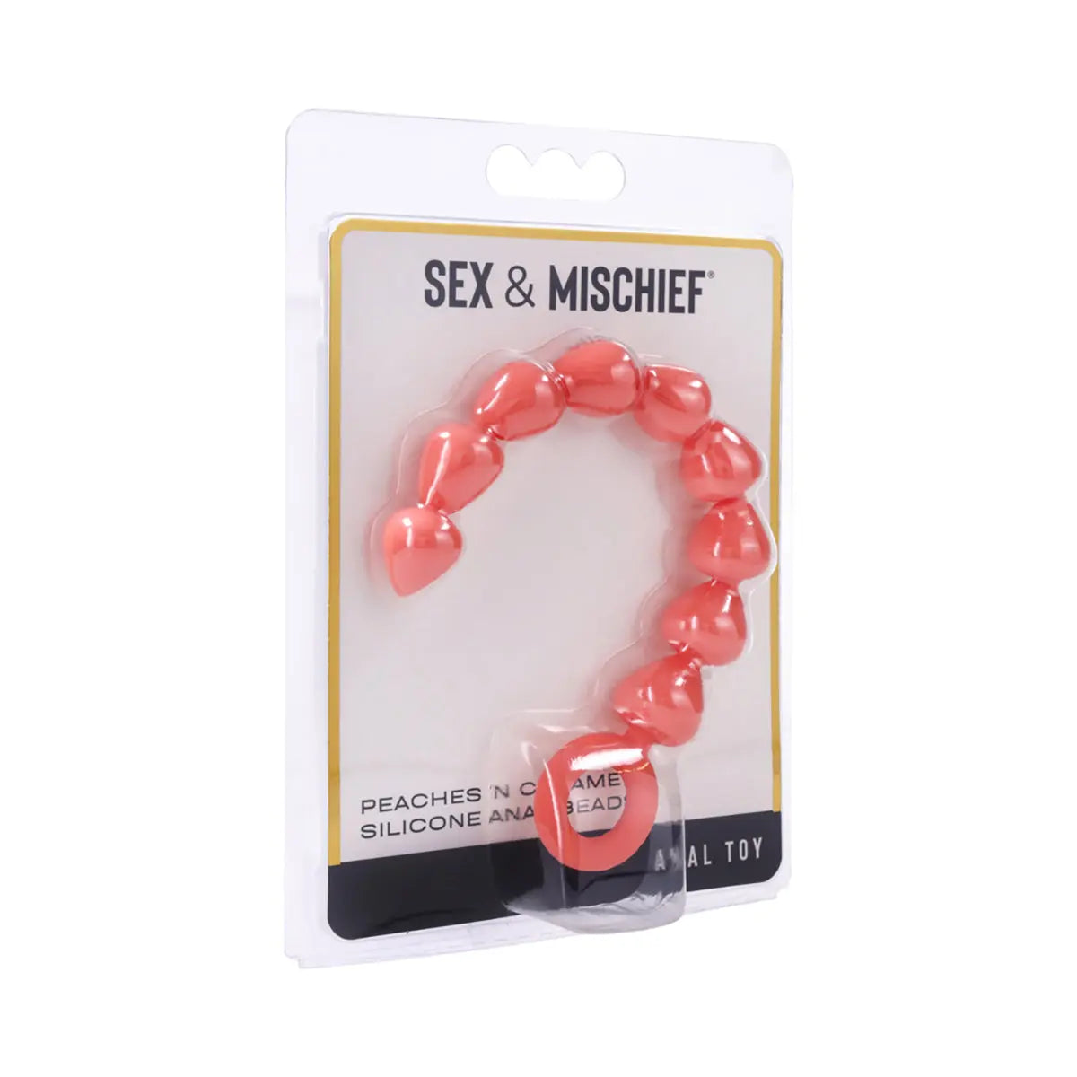Sportsheets Sex & Mischief Peaches 'n CreaMe Silicone Anal Beads Sportsheets