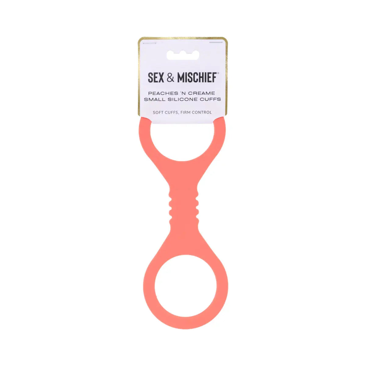 Sportsheets Sex & Mischief Peaches 'n CreaMe Small Silicone Cuffs Sportsheets