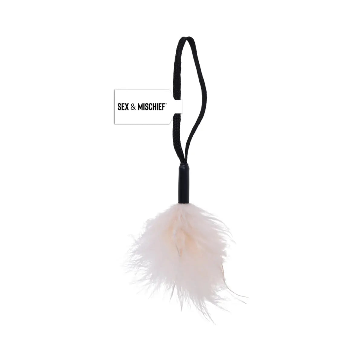 Sportsheets Sex & Mischief Peaches 'n CreaMe Wrist Feather Tickler CreaMe Sportsheets