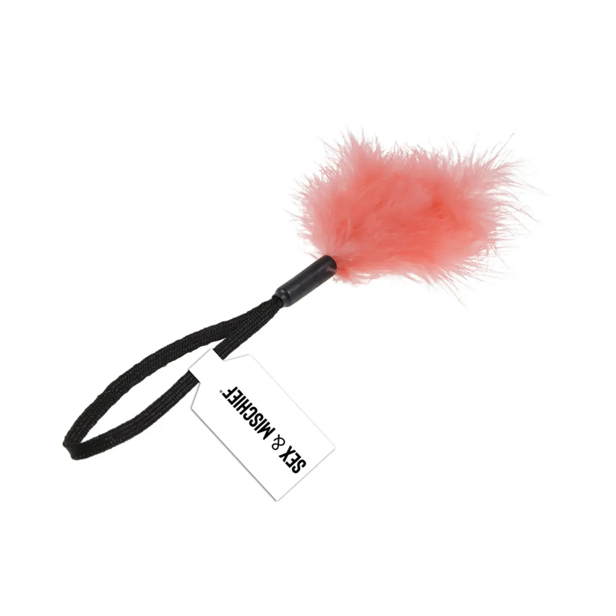 Sportsheets Sex & Mischief Peaches 'n CreaMe Wrist Feather Tickler Peach Sportsheets