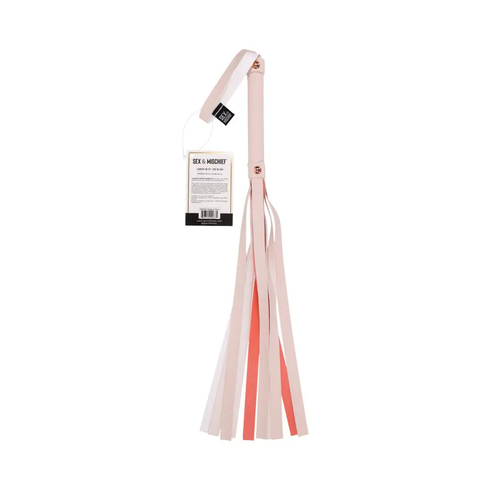 Sportsheets Sex & Mischief Peaches n CreaMe Stripe Flogger Sportsheets