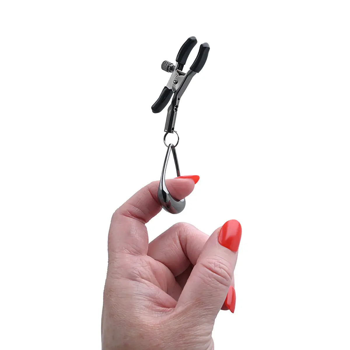 Sportsheets Velvet Noir Tuggable Nipple Clamps Sportsheets