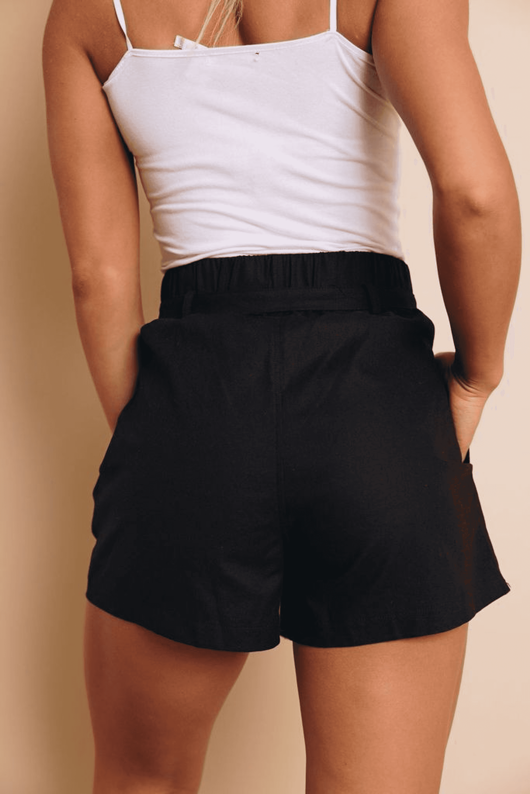Sprague Tie Waist Shorts Stay Warm in Style