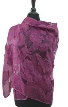 Spring Scarf Purple Spring Scarf