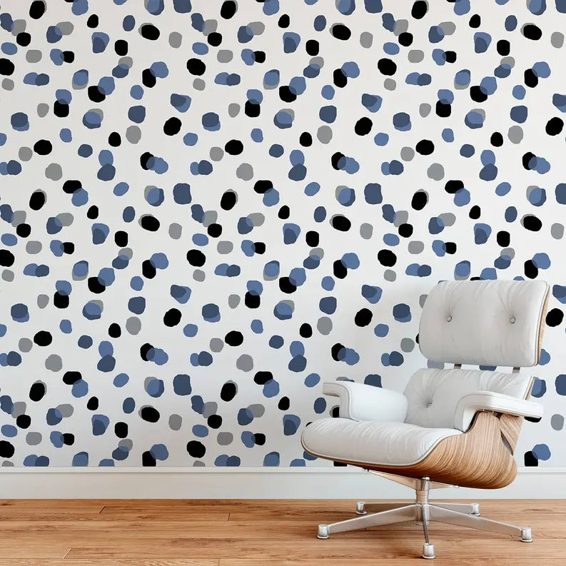 Sprinkles Vinyl Canvas Peel & Stick Wallpaper Panel SBC-LTD