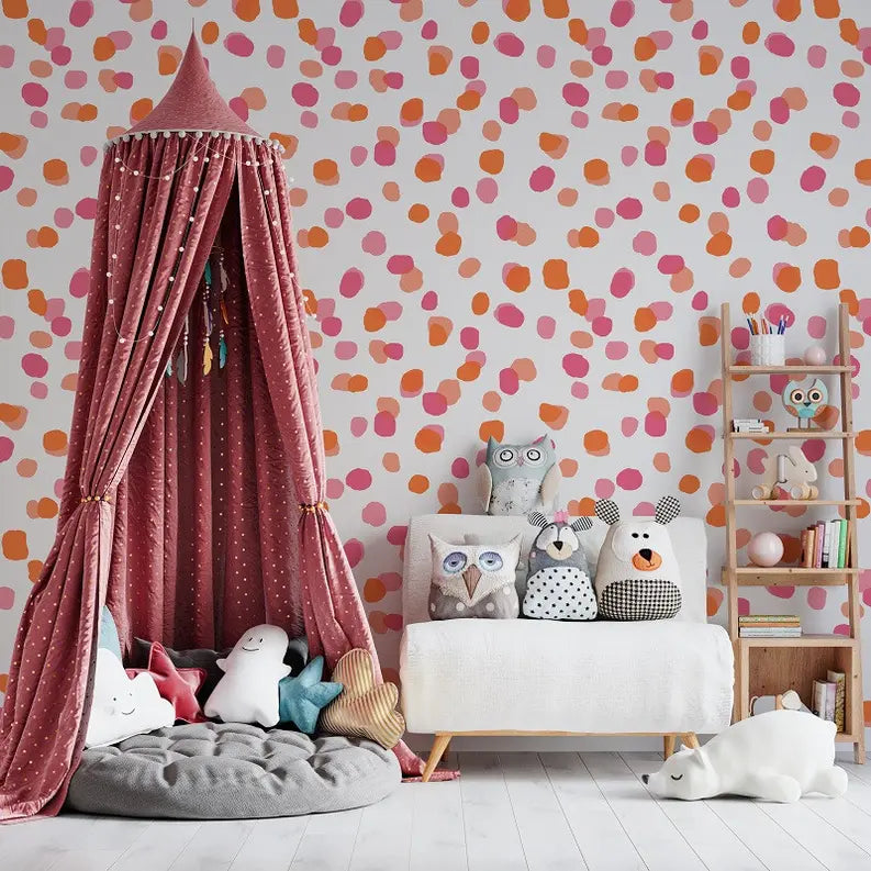 Sprinkles' Kids Contemporary Polka Dots Peel & Stick SBC-LTD