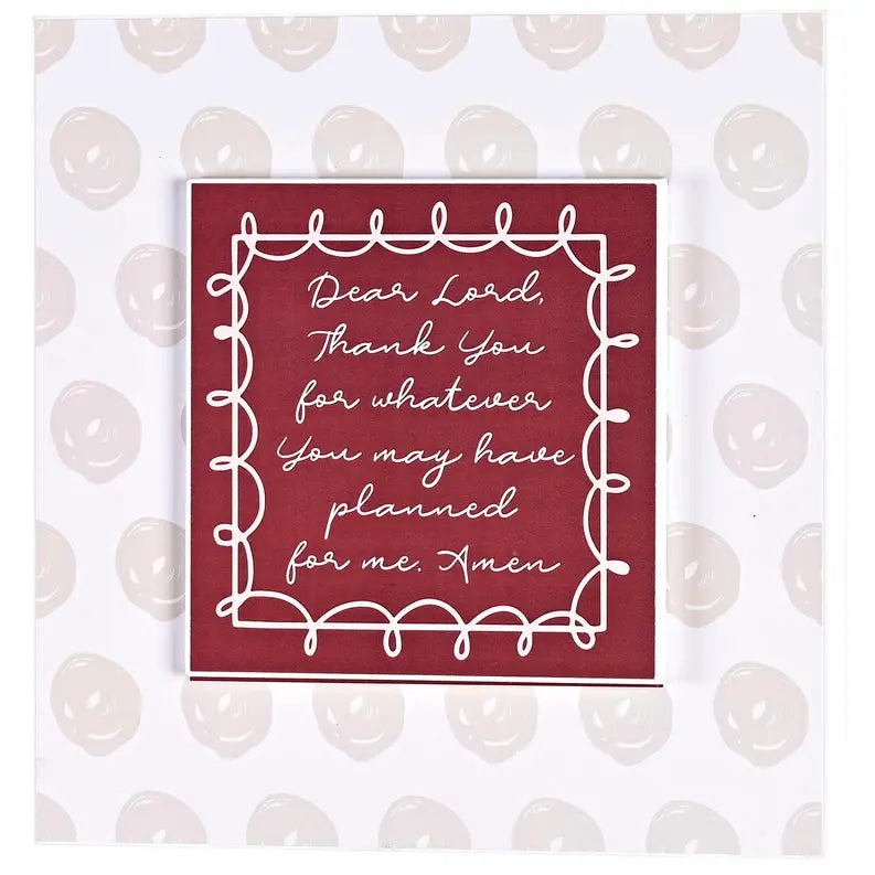 Stacked Wall Plaque Dear Lord Thank You Dicksons Inc