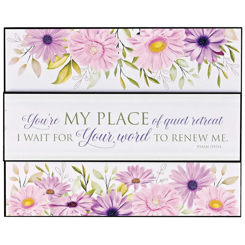 Stacked Wall Plaque My Place Of Quiet Dicksons Inc