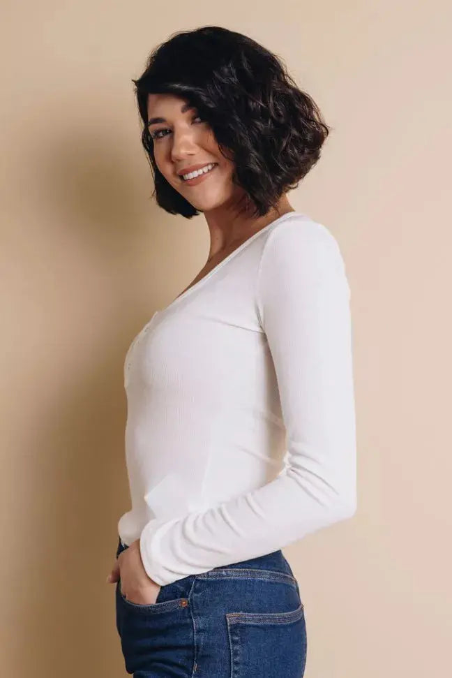 Stacy's Mom Long Sleeve Top Stay Warm in Style