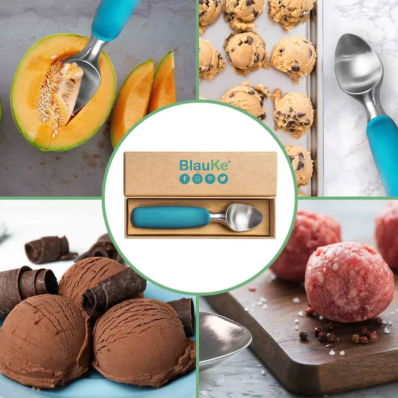 Stainless Steel Ice Cream Scoop - Professional Ice Scooper Jarganic