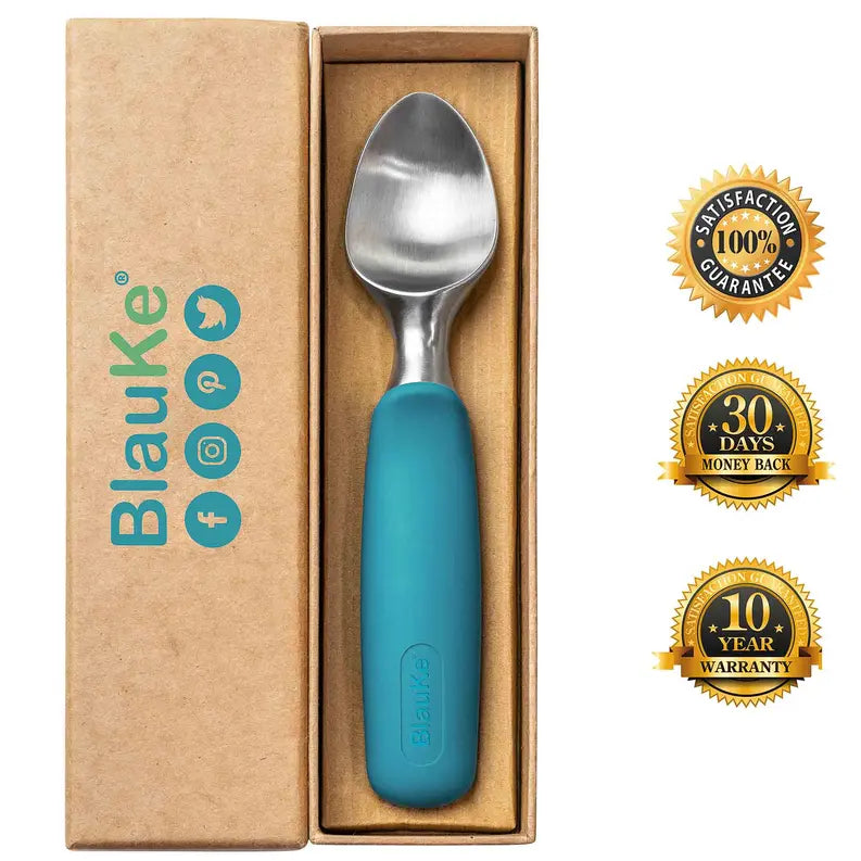 Stainless Steel Ice Cream Scoop - Professional Ice Scooper Jarganic