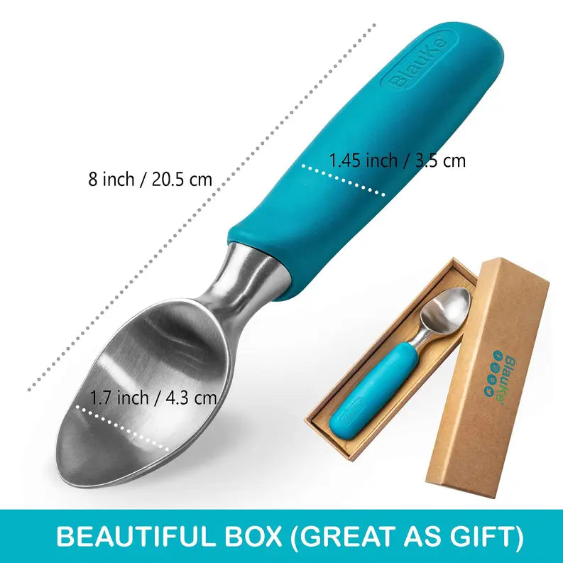 Stainless Steel Ice Cream Scoop - Professional Ice Scooper Jarganic