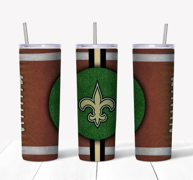 Stainless Steel Tumbler -Football Your Custom Sports