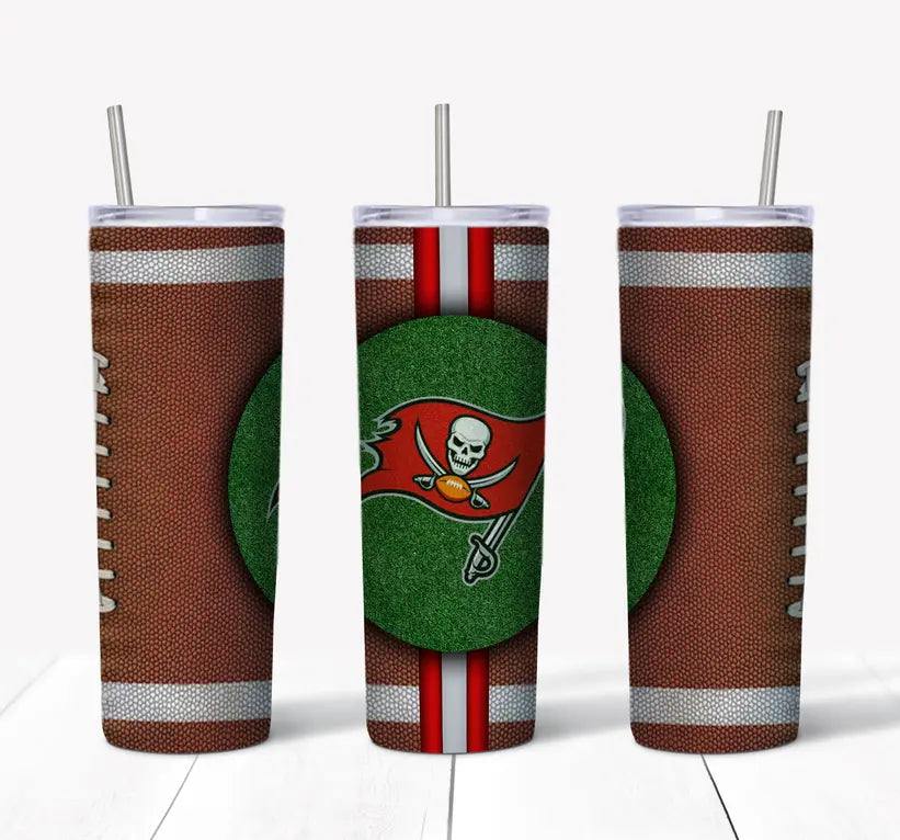 Stainless Steel Tumbler -Football Your Custom Sports