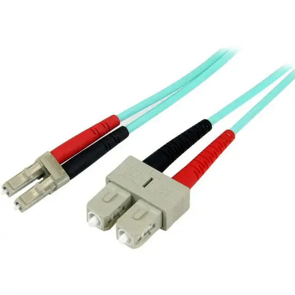 StarTech.com-1m-Fiber-Optic-Cable-10-Gb-Aqua-Multimode-Duplex-50-125-LSZH-LC-SC-OM3-LC-to-SC-Fiber-Patch-Cable-StarTech.com-335832068