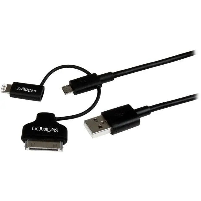 StarTech.com-1m-_3-ft_-Black-Apple-8-pin-Lightning-or-30-pin-Dock-Connector-or-Micro-USB-to-USB-Combo-Cable-for-iPhone-iPod-iPad-StarTech.com-335893966