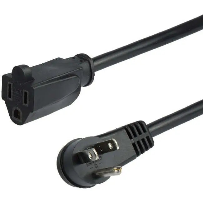 StarTech.com-3-ft-Flat-Extension-Cord-NEMA-5-15R-to-NEMA-Right-Angle-5-15P-Power-Cable-Low-Profile-Extension-Cord-Right-Angle-Power-Cord-StarTech.com-335884979