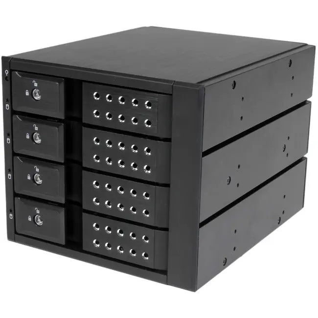 StarTech.com 4 Bay Aluminum Trayless Hot Swap Mobile Rack Backplane for 3.5in SAS II/SATA III - 6 Gbps HDD StarTech.com