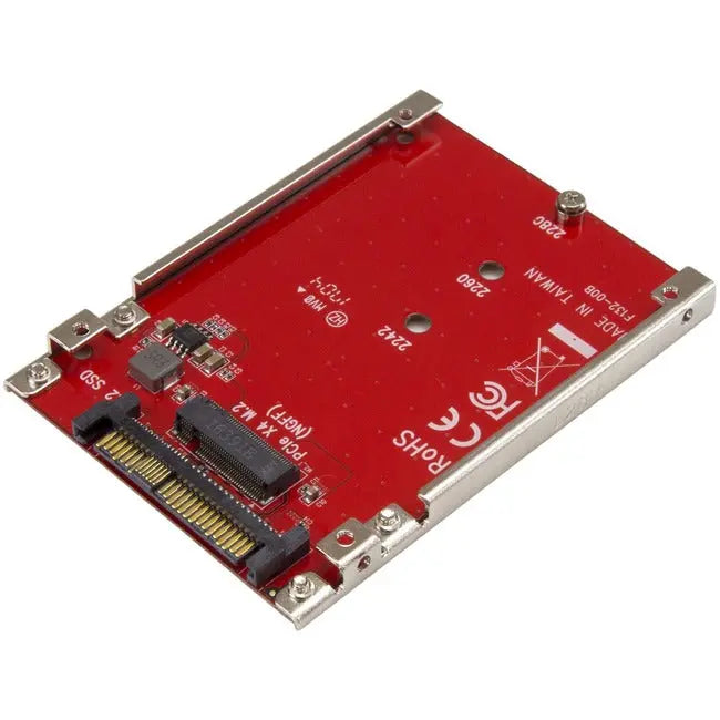 StarTech.com M.2 to U.2 Adapter - M.2 Drive to U.2 (SFF-8639) Host Adapter for M.2 PCIe NVMe SSDs - M.2 Drive Adapter - M.2 PCIe SSD Adapter StarTech.com