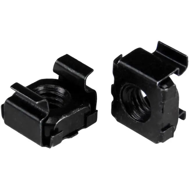 StarTech.com M6 Cage Nuts - 100 Pack, Black - M6 Mounting Cage Nuts for Server Rack & Cabinet StarTech.com