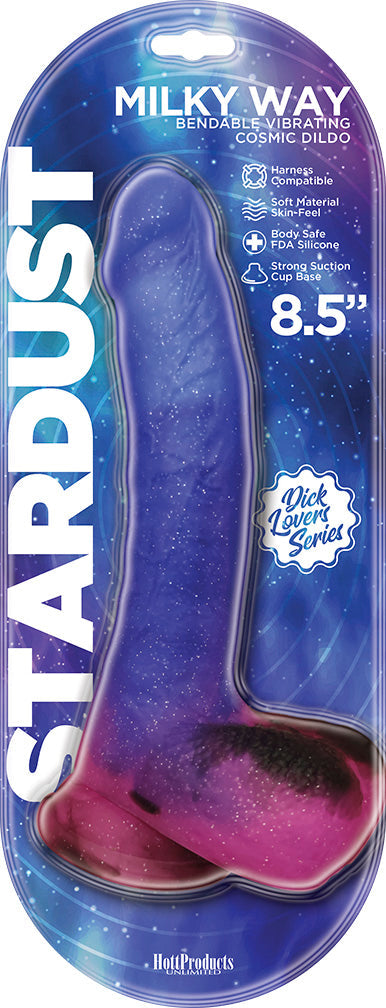 Stardust Milky Way 8.5in Dildo Vibrating HOTT Products