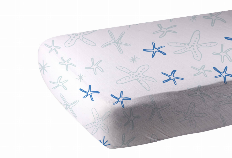 Starfish Crib Sheet Newcastle Classics
