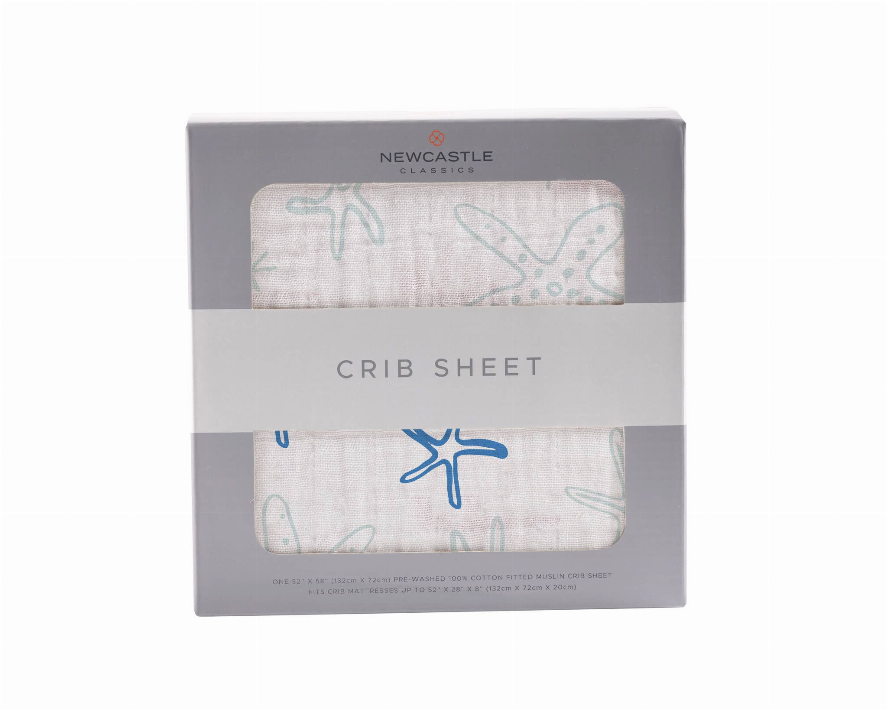 Starfish Crib Sheet Newcastle Classics