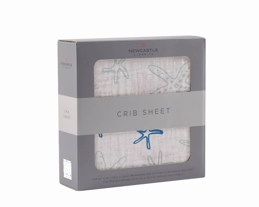 Starfish Crib Sheet Newcastle Classics