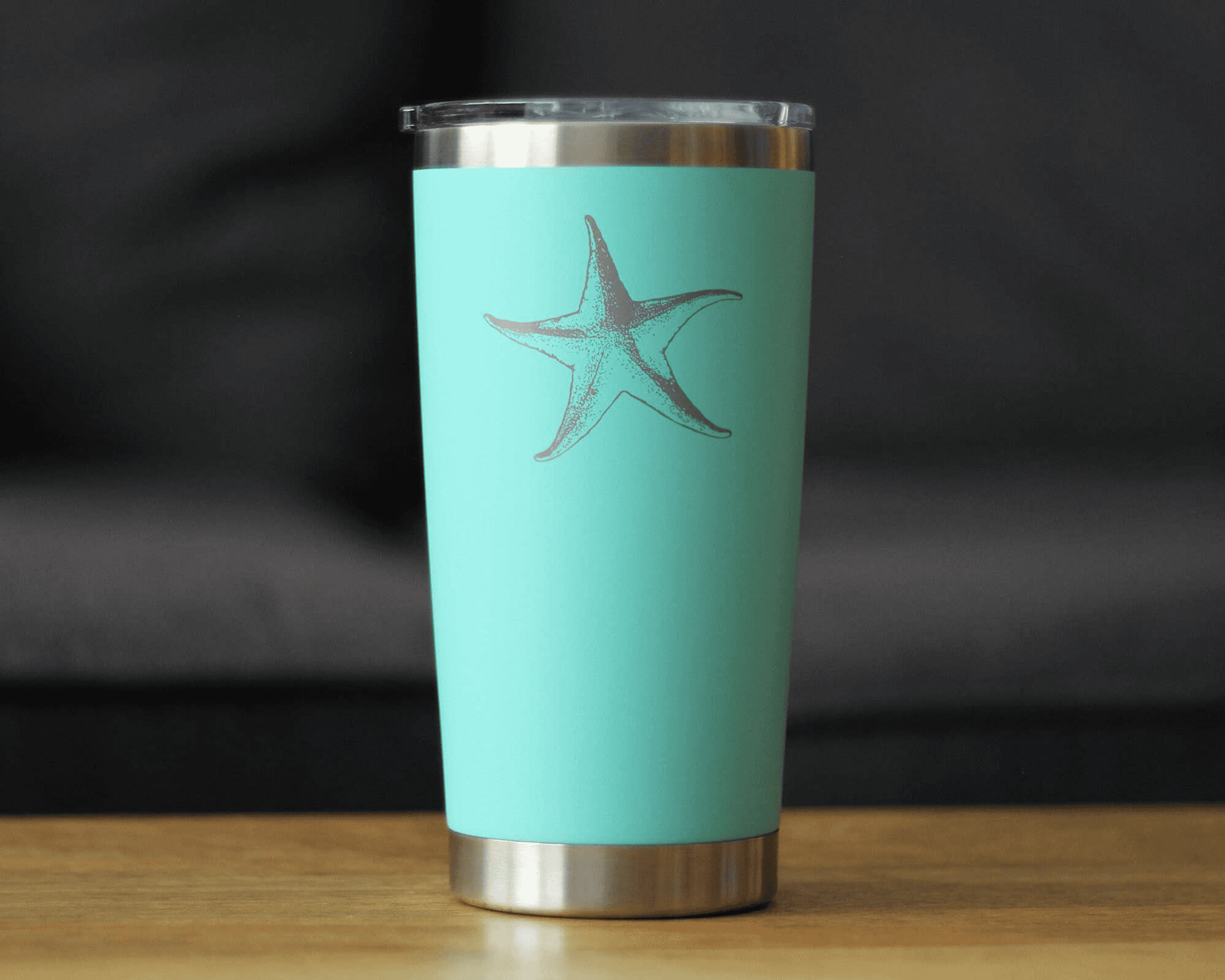 Starfish Insulated Travel Tumbler - Ocean Beach Gifts Bevvee