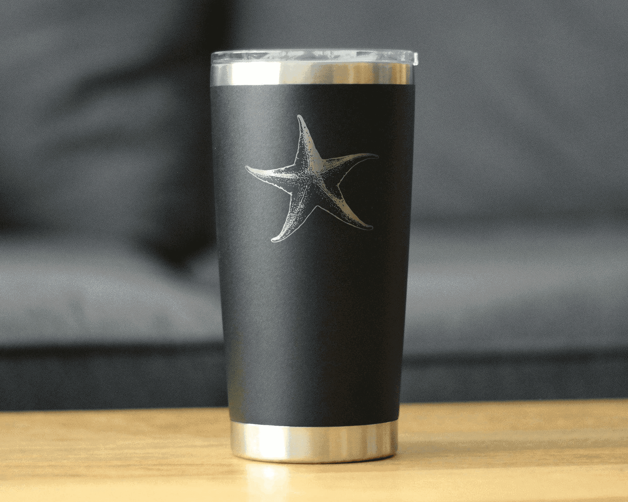 Starfish Insulated Travel Tumbler - Ocean Beach Gifts Bevvee